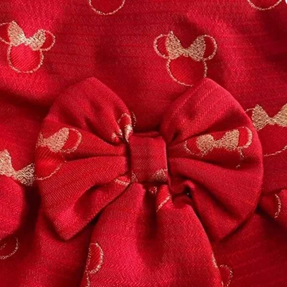 Disney Minnie Mouse Red Holiday Dress for Baby, Size 3-6 Months